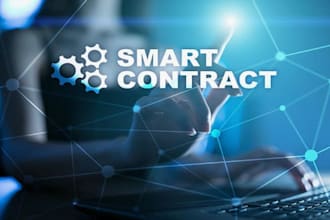 create  smart contract on ethereum , solidity developer