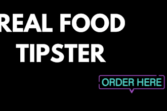 recommend real food and give you tips on food