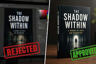 design a professional christian book cover and KDP cover design