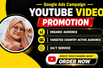 run google ads youtube video promotion for targeted audience