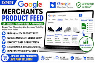 fix google merchant center suspension and product feed error link on shopify