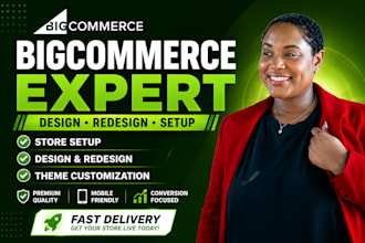 design bigcommerce online store woocommerce ecommerce website online shop
