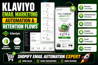 build klaviyo email marketing automation retention flows abandonedcart campaigns