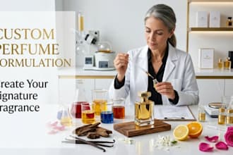 create a custom perfume formulation and signature fragrance formula