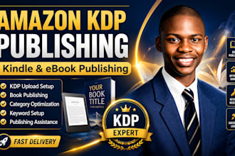 publish your book on amazon KDP, kindle direct publishing