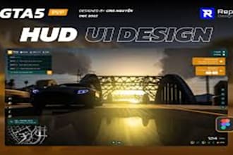 design custom UI hud inventory for your fivem server