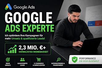 ich optimiere ihre google ads kampagnen für mehr umsatz