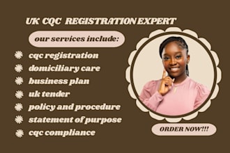 complete cqc registration, business plan for domiciliary care, supported living