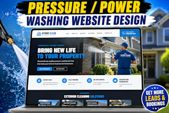 do pressure washing website design power washing website design cleaning website