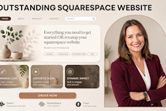 build squarespace website design and redesign squarespace website development