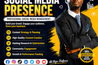 be your social media marketing manager instagram fb content creator tik tok