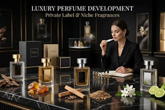develop luxury perfume, niche fragrance, and private label perfume formula