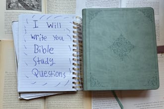 write and edit discussion questions for your bible study