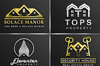 do real estate property management logo design