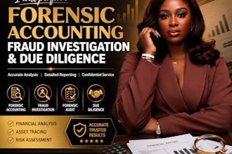 perform forensic accounting, fraud investigation and due diligence