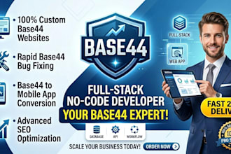 build a full stack base44 website base44 expert base44 bug fixing base44 debug