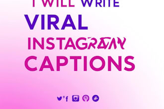 write viral instagram caption