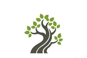 do a professional modern tree logo