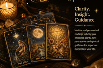 provide personalized tarot reading and spiritual guidance