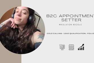 be your expert appointment setter and cold caller