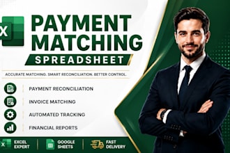 create a payment matching spreadsheet for reconciliation and bookkeeping