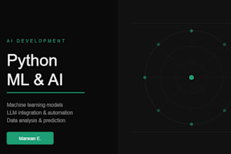 build python ml models and ai automation