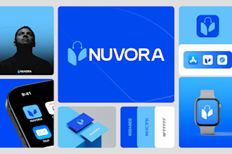 do business logo design and branding kit or brand identity guidelines