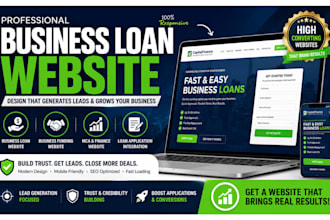 build business loan website loan website payday loan mca mortgage website