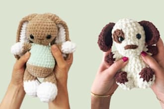 write a custom amigurumi crochet pattern with tutorial
