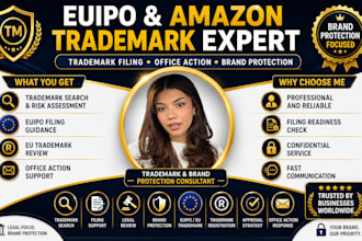 do amazon trademark, euipo trademark filing and office action