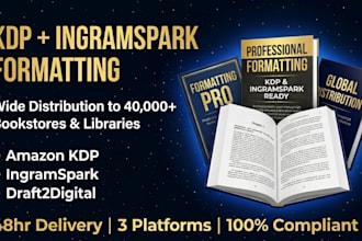 format your book for ingramspark, KDP and wide distribution