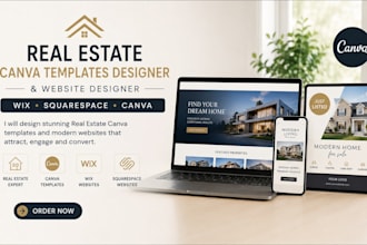 build real estate website realtor website squarespace or wix website design