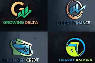 do financial and business consulting logo design
