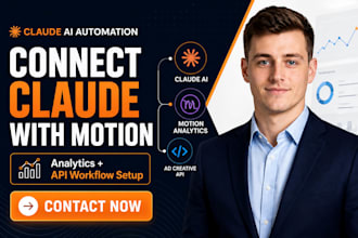 connect claude motion analytics integration claude ai ad creative API automation