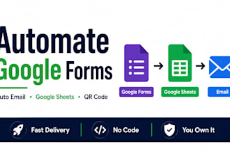 create a google form with auto email response and automation