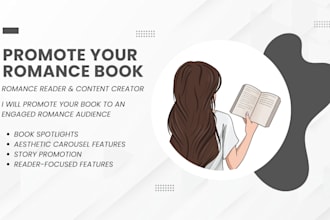 promote your romance book on my instagram account