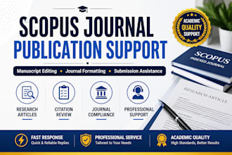 help with scopus journal publication, manuscript editing and article submission