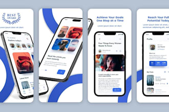 design app screenshots for app store and play store