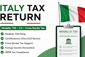 submit italy tax return modello 730 cu certificazione unica cross border tax