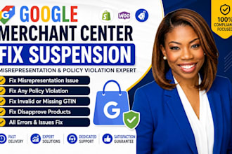 resolve gmc misrepresentation reinstate your google shopping account