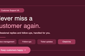 handle your customer support and followup communications