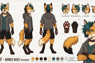do furry ref sheet fursona reference sheet anthro nsfw furry art furry ref sheet