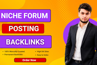 manually build comment, forum, and podcast backlinks for your website