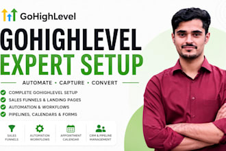 build gohighlevel automation and CRM workflows