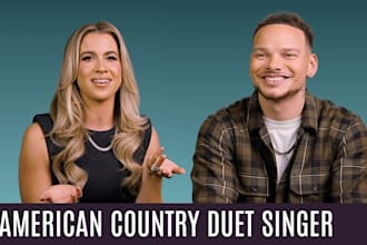 be your male and female country duet singer