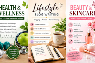 write highquality essays on health, beauty, lifestyle