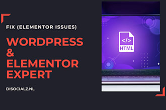 fix wordpress, elementor and website issues
