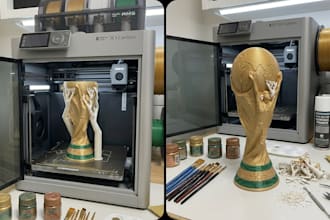 design high quality trophy design, award, medals for rendering and 3d printing