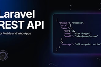 build a laravel rest API for your mobile or web app