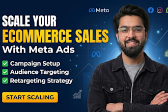 and manage meta ads campaign for your shopify ecommerce store